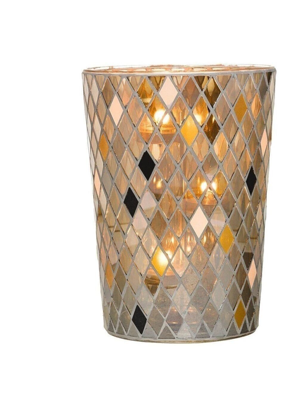 Partylite Mosaic Harlequin Hurricane